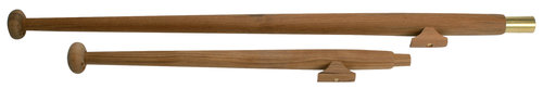Flaggstång teak 460x24,6mm