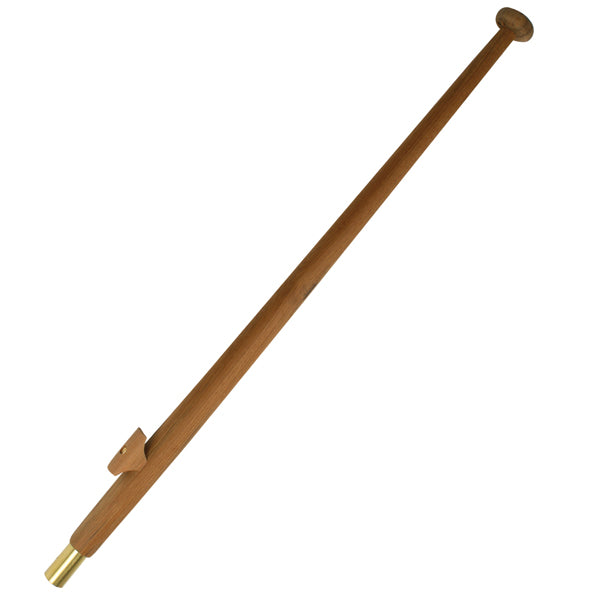 Roca Teakflaggstång 76cm Bussning 25mm