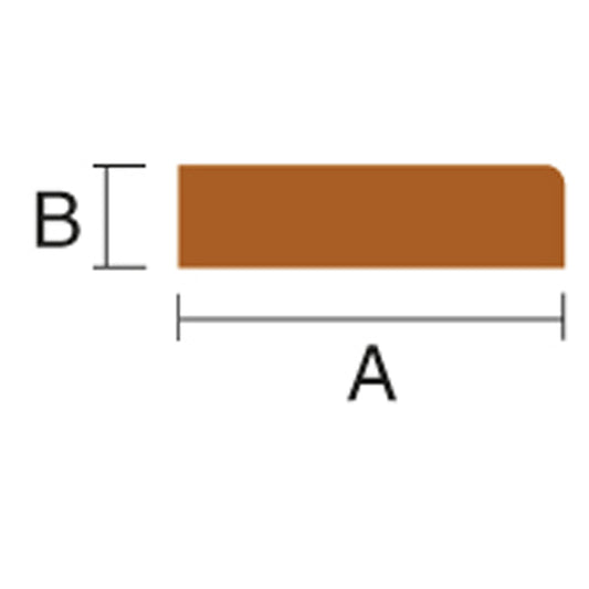 Kantlist 19x10 mm, l=2000 mm