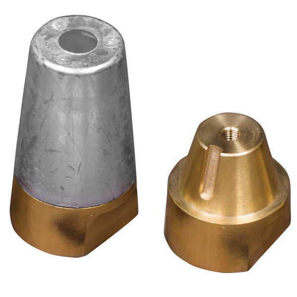 1852 Zinkmutter med 24 mm gänga 35 mm axel