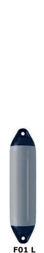 Polyform F01L fender 560x130mm grå/svart
