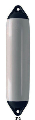 Polyform F4 fender1040x220mm grå/svart