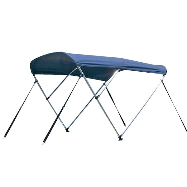 Bimini top 3-armad alurör Ø25mm blått L180 B185-195 H110cm