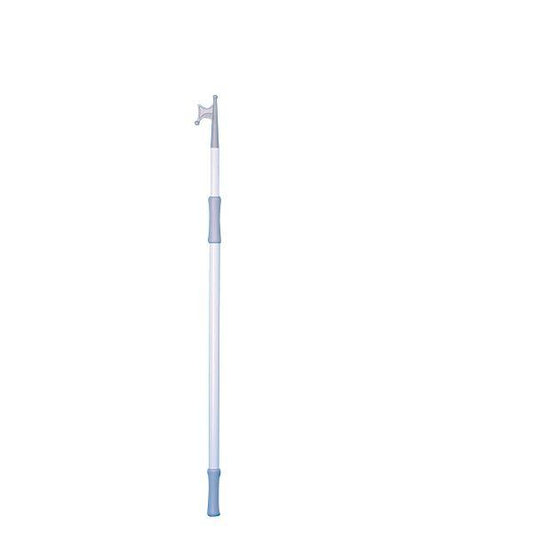 Båtshake justerbar vit Ø25/30mm 120-210cm