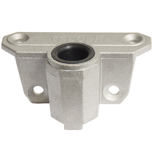 Årklyksfäste 2 1/4" för sidomontering alu, 1st, Hål Ø 17,3mm