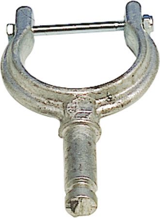 Årklyka med bult 2" aluminium, 1st, Pin Ø 16,36mm
