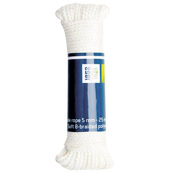 1852 Flagglina Ø5mm 25m mjuk  8-flätad polyester