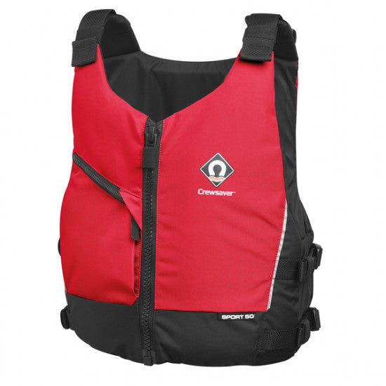 Crewsaver Sport 50N flytväst röd XL bröstmått 111-124cm