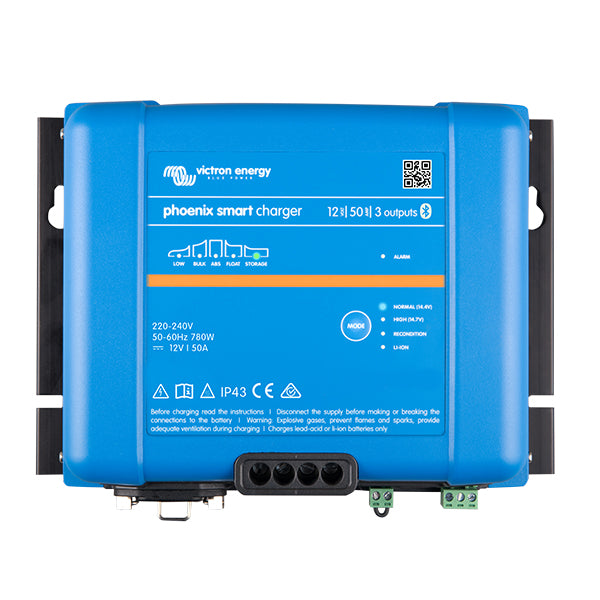 Victron Phoenix Smart IP43 laddare 12V 50A(1+1) kom ihåg 25.0856
