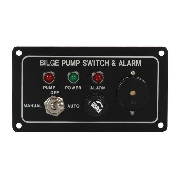 Pumppanel med akustiskt larm 12 V