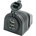 1852 engångsuttag med dubbla USB-uttag 5V 1 och 2