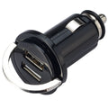USB-laddare dubbla 12-24 Vdc uttag 5v / 2
