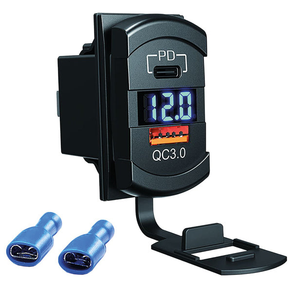 Paneluttag med 1st USB A