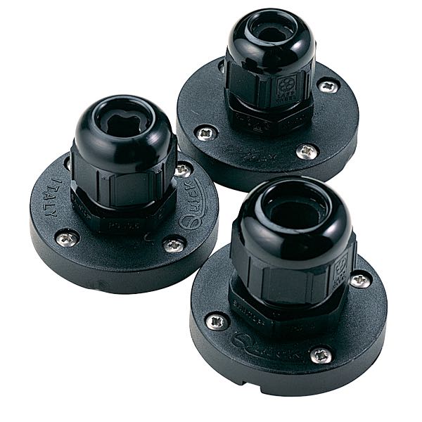 Quick kabelgenomföring Ø10-13 mm slagsäker plast