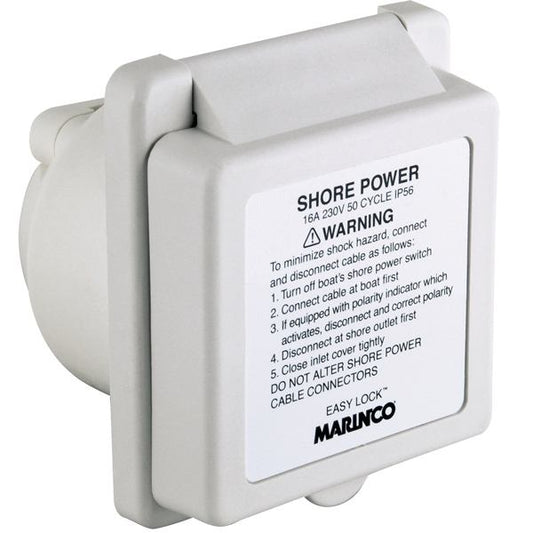 Marinco landströmsintag fiber/polyester 16A