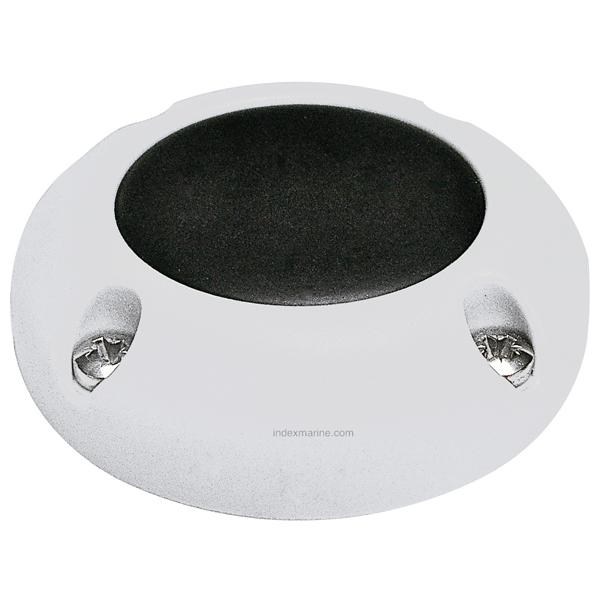 Kabelgenomföring vit nylon 60x19 mm kontakt max 30 mm