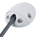 90° kabelgenomföring grå nylon 2-8 mm kabel