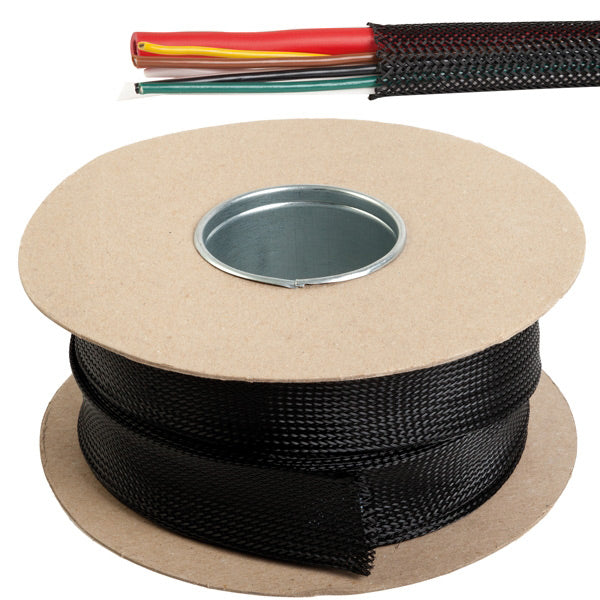 Kabelskydd svart flexibel monofilament Ø35-64 mm 10 m