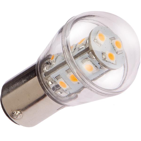 Nauticled bajonett BA15D/BA15 Ø25x48 mm 10-35vdc 1