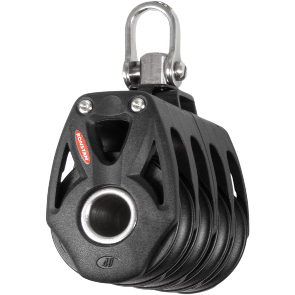 Ronstan Orbit Quadblock med svirvel serie 40