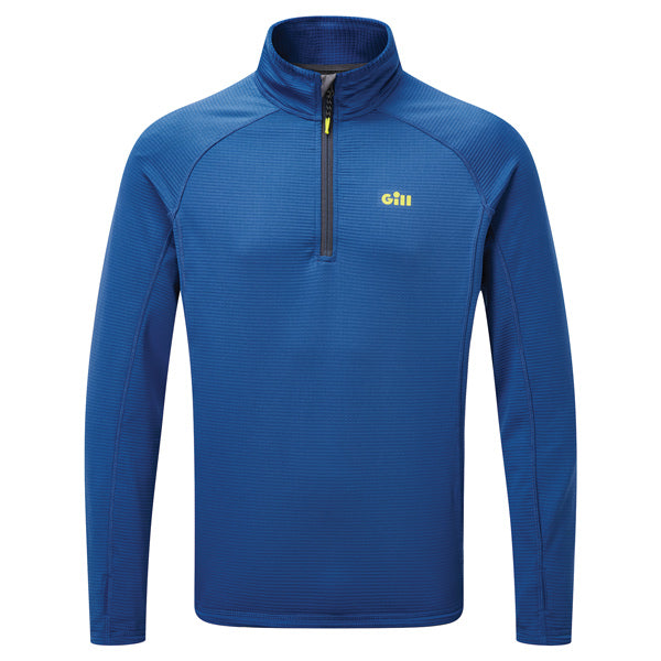 Gill 1081 4-vägs fleece med dragkedja i halsen blå strl M