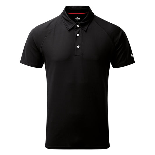 Gill UV008 Men's UV Polo svart Str M