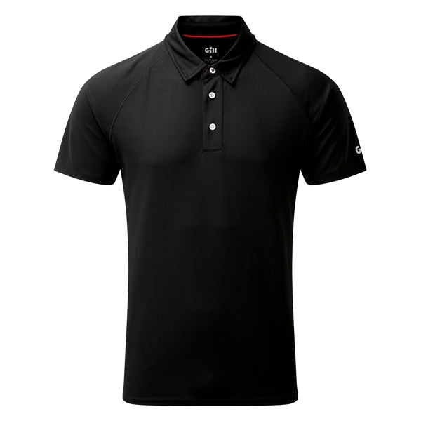 Gill UV008 Men's UV Polo svart Str XL