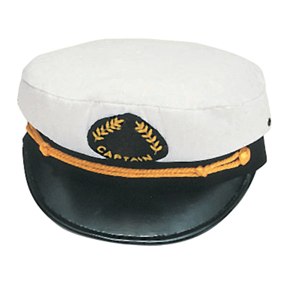 Kaptensmössa vit stl. 57