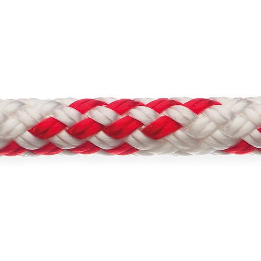 Robline Sirius 300 Fall/skot 6mm vit/röd - 1m