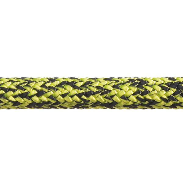 Robline Admiral 7000 Dyneema fall, 8mm svart/Gul  - 1m