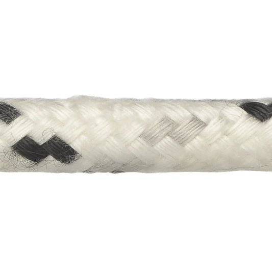 Robline Neptun 500 Skotlina, 12mm Vit/Svart  - 1 m