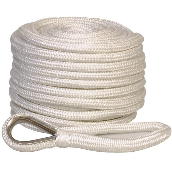 Ankarlina flätad polyester med bly 12 mm 30 m
