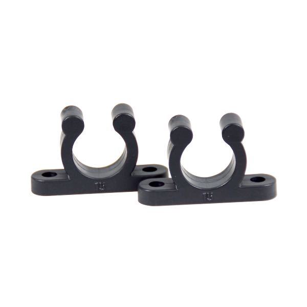 Nylonclips 40 mm 2 st med ytterhål
