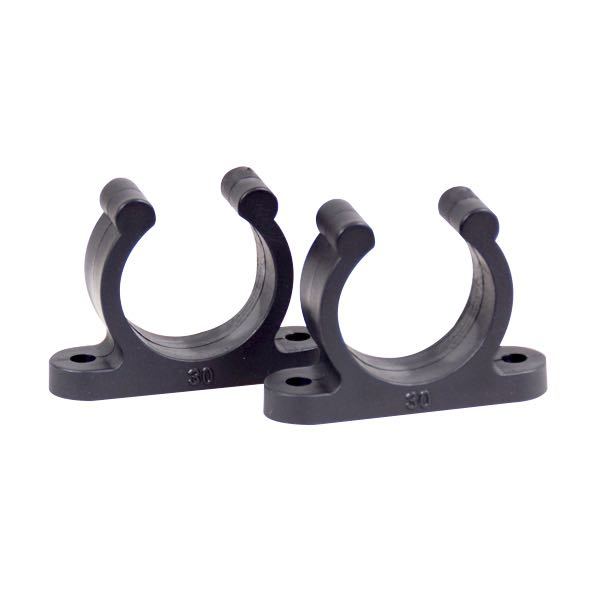 Nylonclips 30 mm 2 st med utv. hål