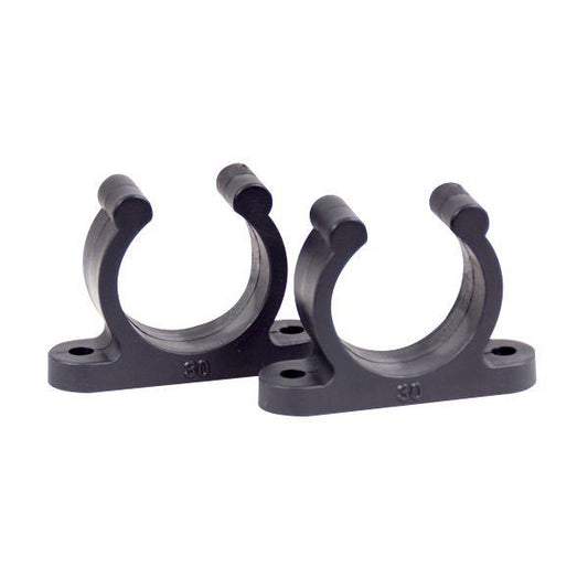 Nylonclips 30 mm 2 st med utv. hål