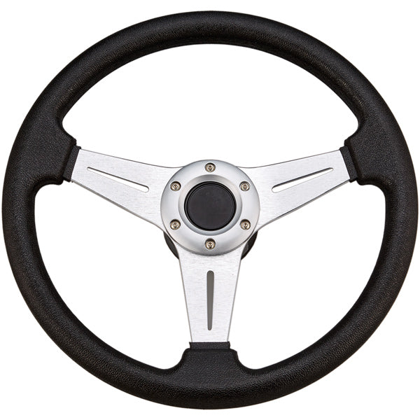 Sportratt svart med alu, Ø38 mm, med 3/4" std. nav
