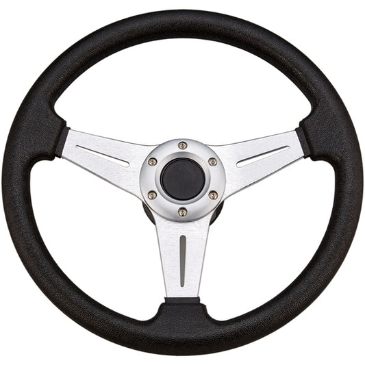 Sportratt svart med alu, Ø38 mm, med 3/4" std. nav
