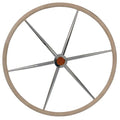 Stålratt med läder Ø100 cm