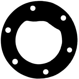 Packning för pumphjulspump 6 hål.2360