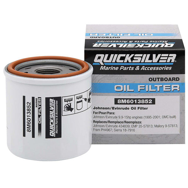 Quicksilver 8M6013852 Oljefilter till Johnson/Evinrude 9