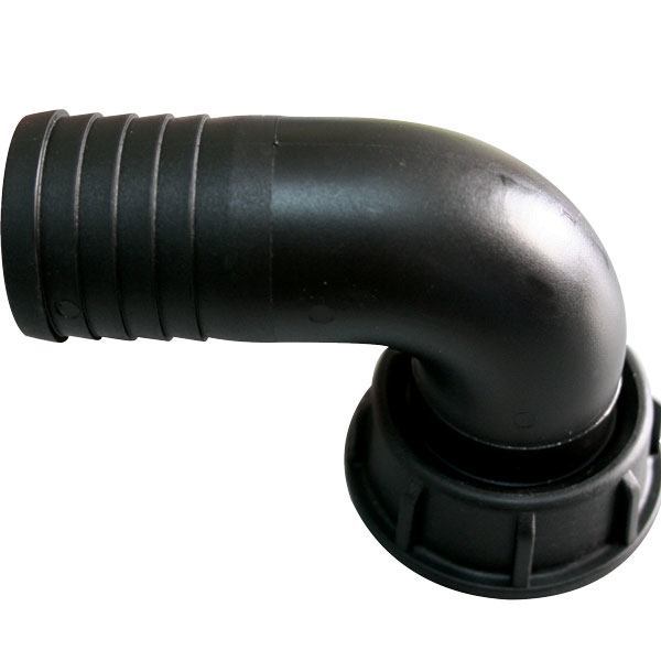 Påfyllningsstos 90° Ø38mm 1 1/2" gänga