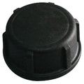 Plastlock svart 3/4 gänga