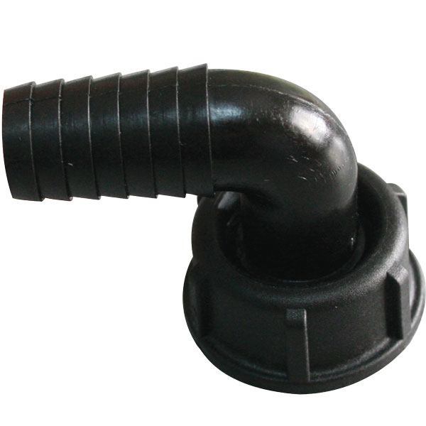 Avluftningsstos 90° Ø17mm 3/4 gänga