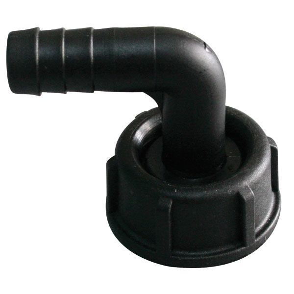 Avluftningsstos 90° Ø13mm 3/4 gänga