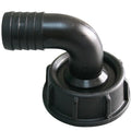 Påfyllningsstos 90° Ø25mm 1 1/2 gänga