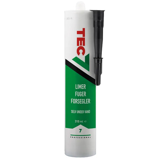 Tec7 X-Seal flex fogmassa 310 ml patron svart