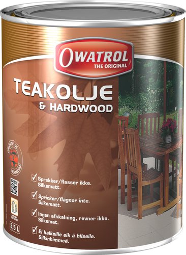 Owatrol teakolja 2,5 l