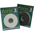 Psp vinyl foam tejp tätn.list självhäft. svart 19x6 mm 3 m