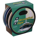 Psp go-fast skrovtejp 3x blå ränder 21 mm x 10 m