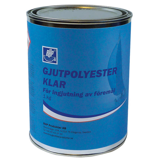 BHP Gjutpolyester klar 1kg exklusive härdare